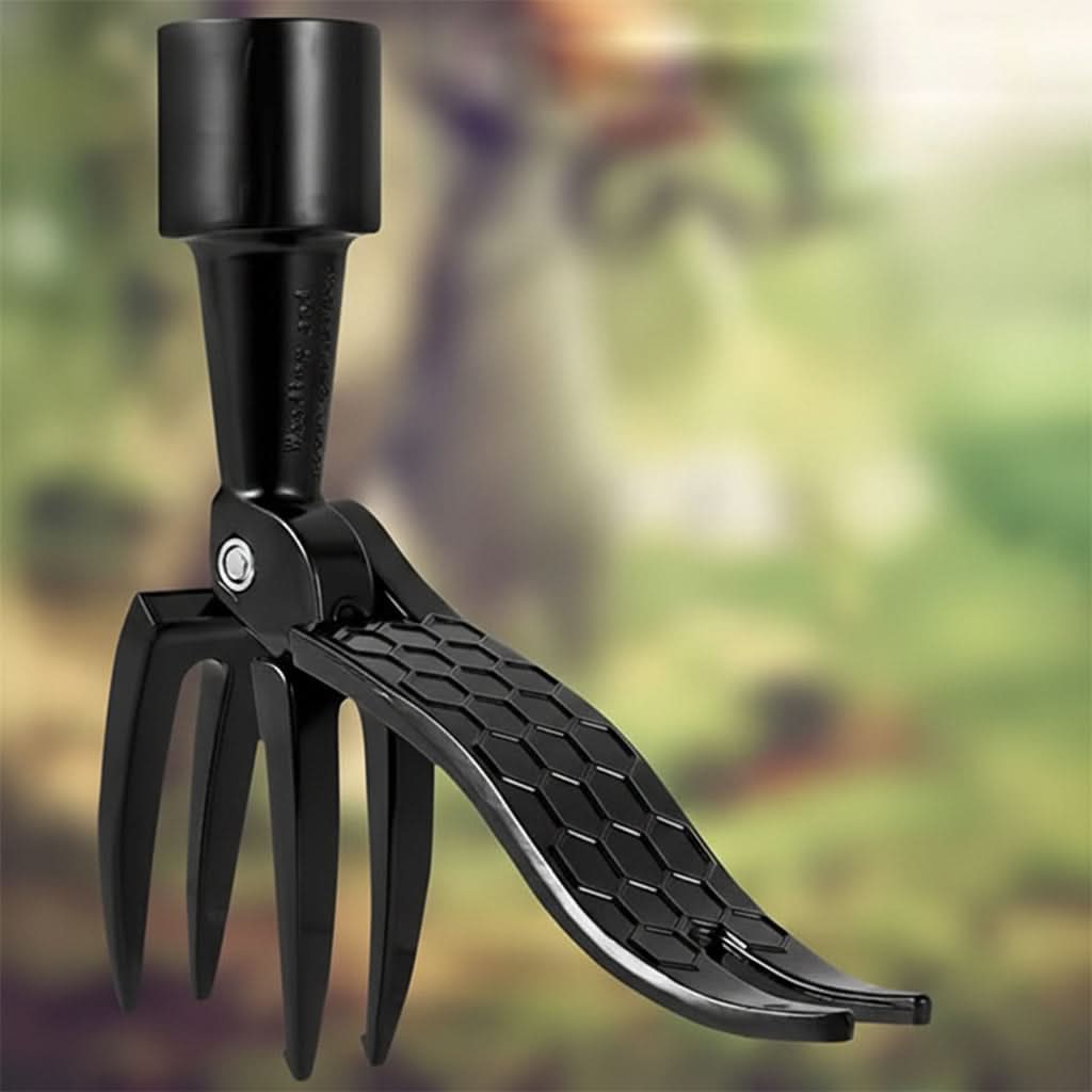 Ergonomic Stand-Up Weed Puller | Stainless Steel, 5.8 Oz | Root-Gripping Garden Tool - No Bending, No Blades Needed