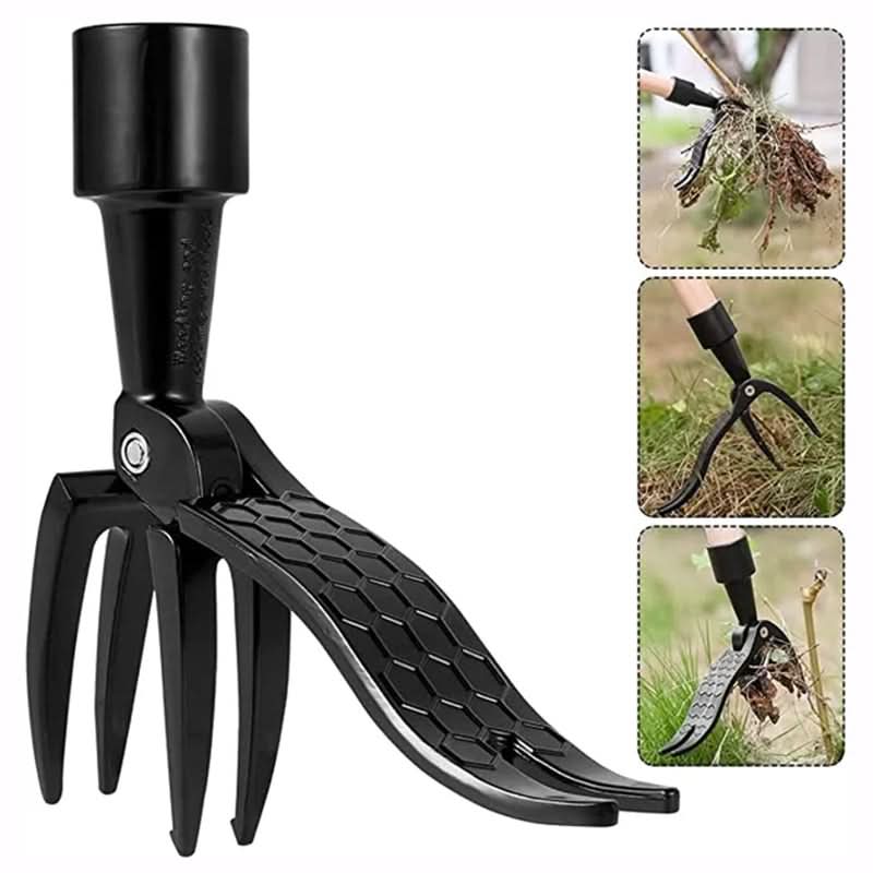 Ergonomic Stand-Up Weed Puller | Stainless Steel, 5.8 Oz | Root-Gripping Garden Tool - No Bending, No Blades Needed