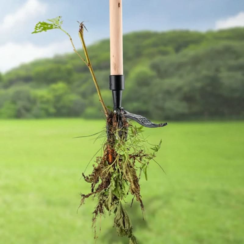 Ergonomic Stand-Up Weed Puller | Stainless Steel, 5.8 Oz | Root-Gripping Garden Tool - No Bending, No Blades Needed