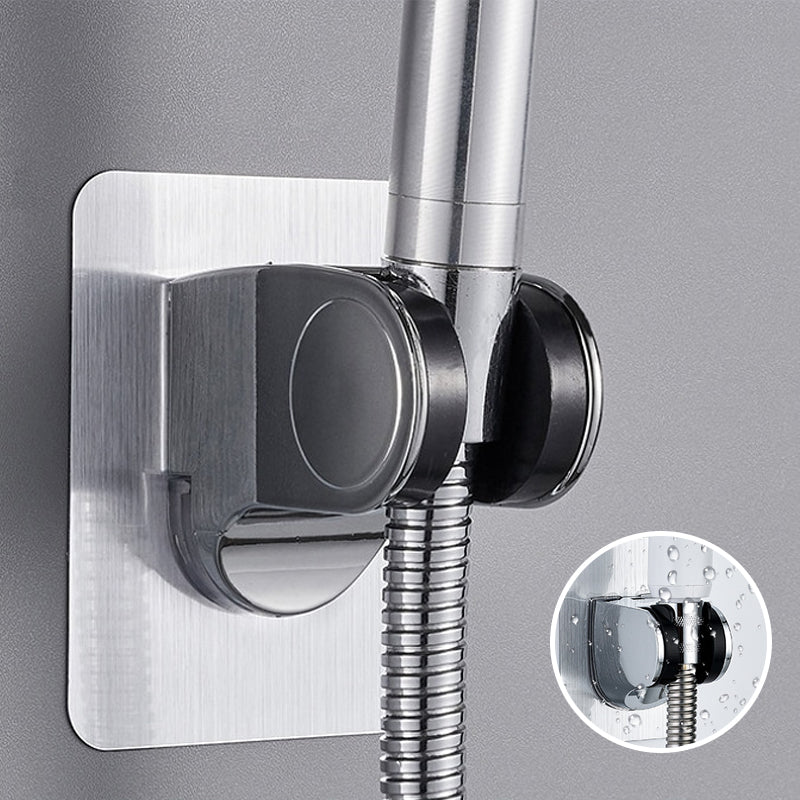 Adhesive Shower Head Holder with an Adjustable Angle | Sticks to Tile, Glass or Marble, No Drilling | One, Two or Three Pack