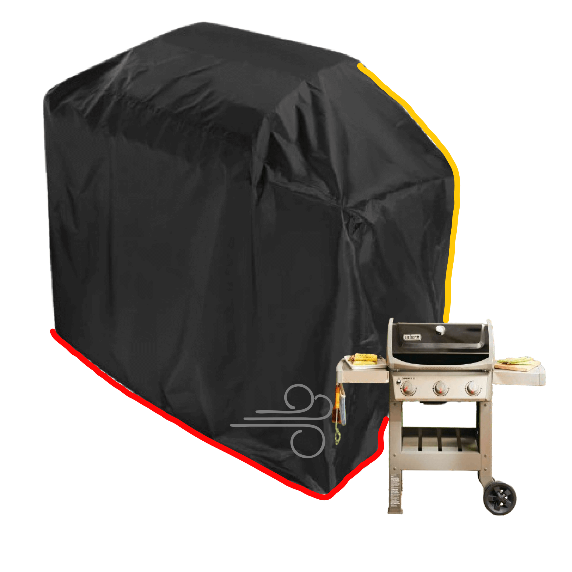 Weatherproof BBQ Grill Cover