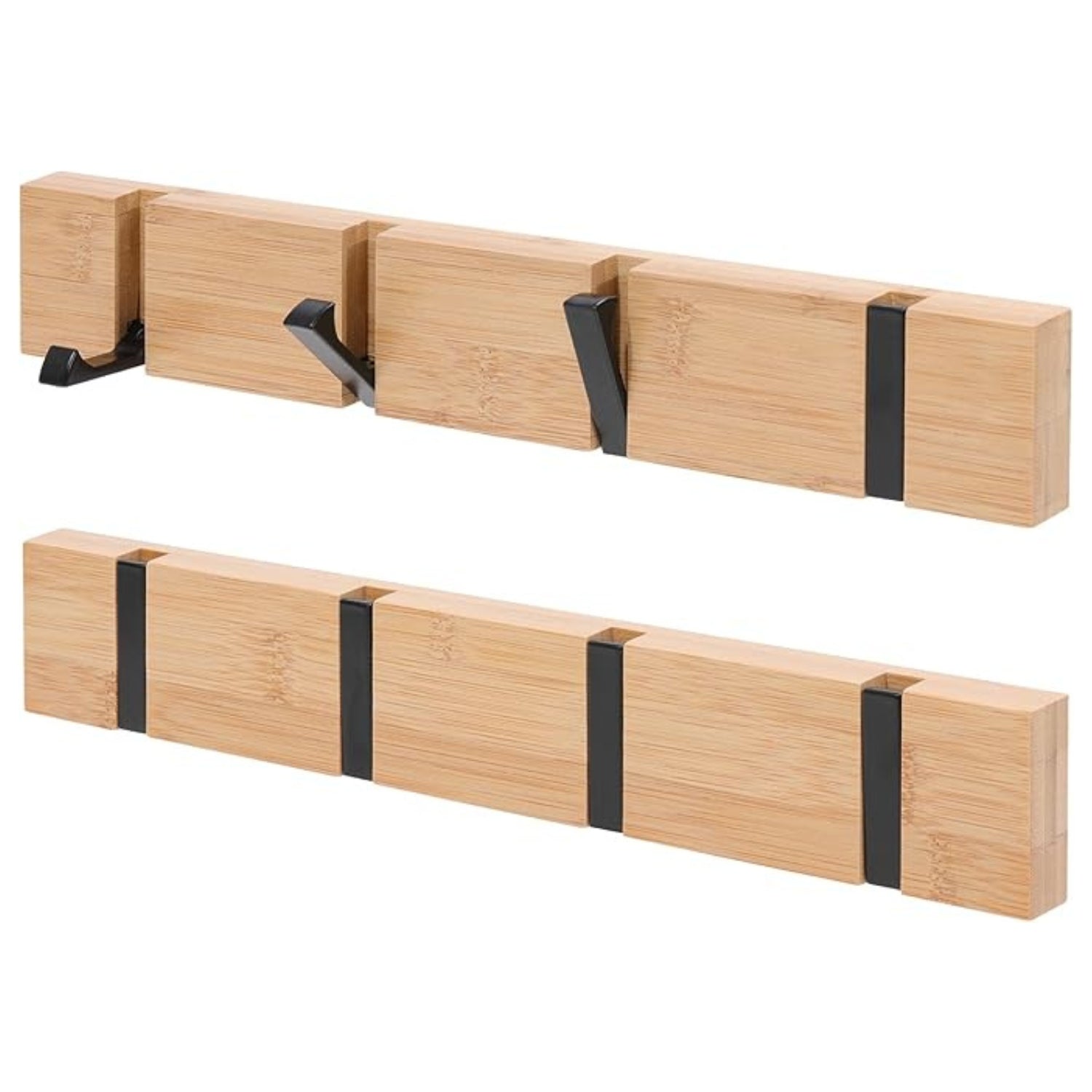 Flip Wooden Wall Hook Rack