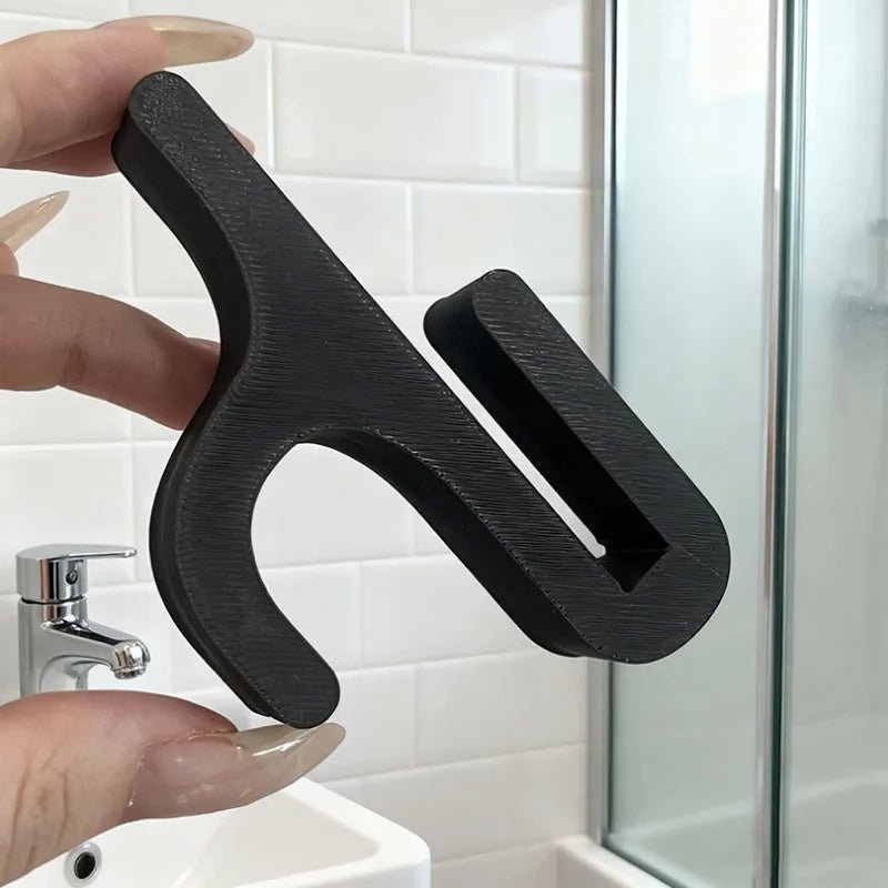 BATHGLINT - Elegant Shower Hook with Modern Design for Stylish Bathroom Organization and Space-Saving Storage in Everyday Use