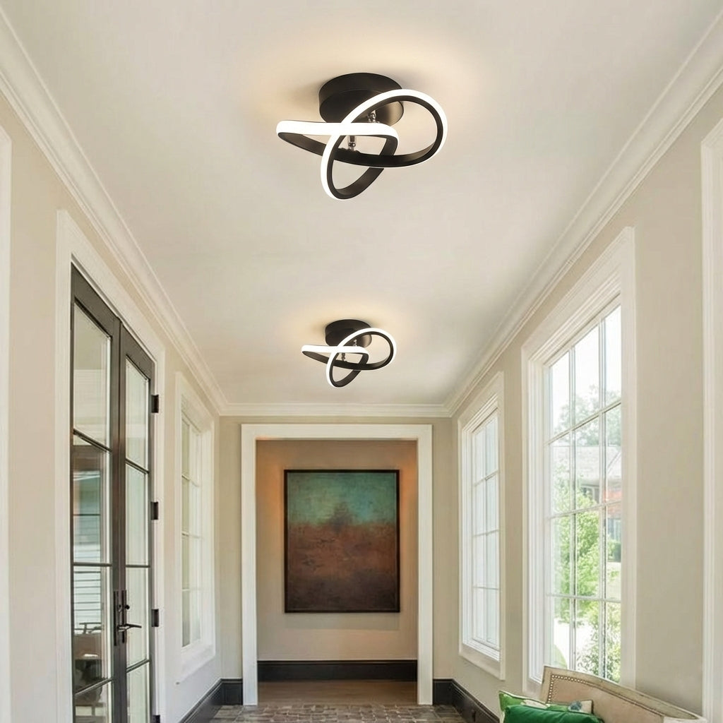 White LED Ceiling Light Round Flush Mount