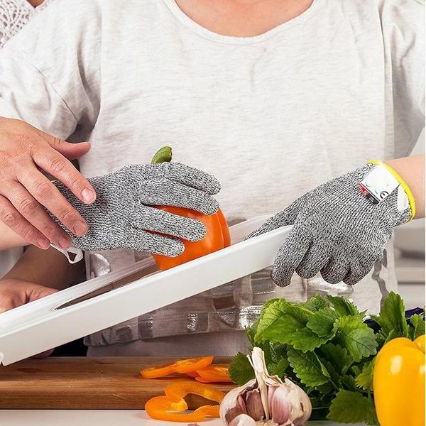 Level 5 Cut Resistant Work Gloves | EN388 Rated Pair for Woodworking, Metalwork and the Kitchen | Sizes XXS to XL