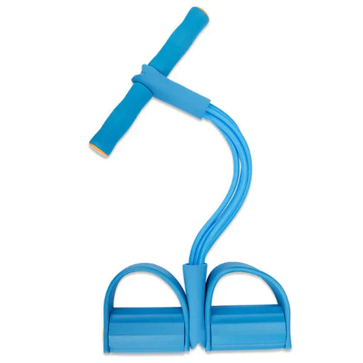 Resistance Band with Foot Pedals
