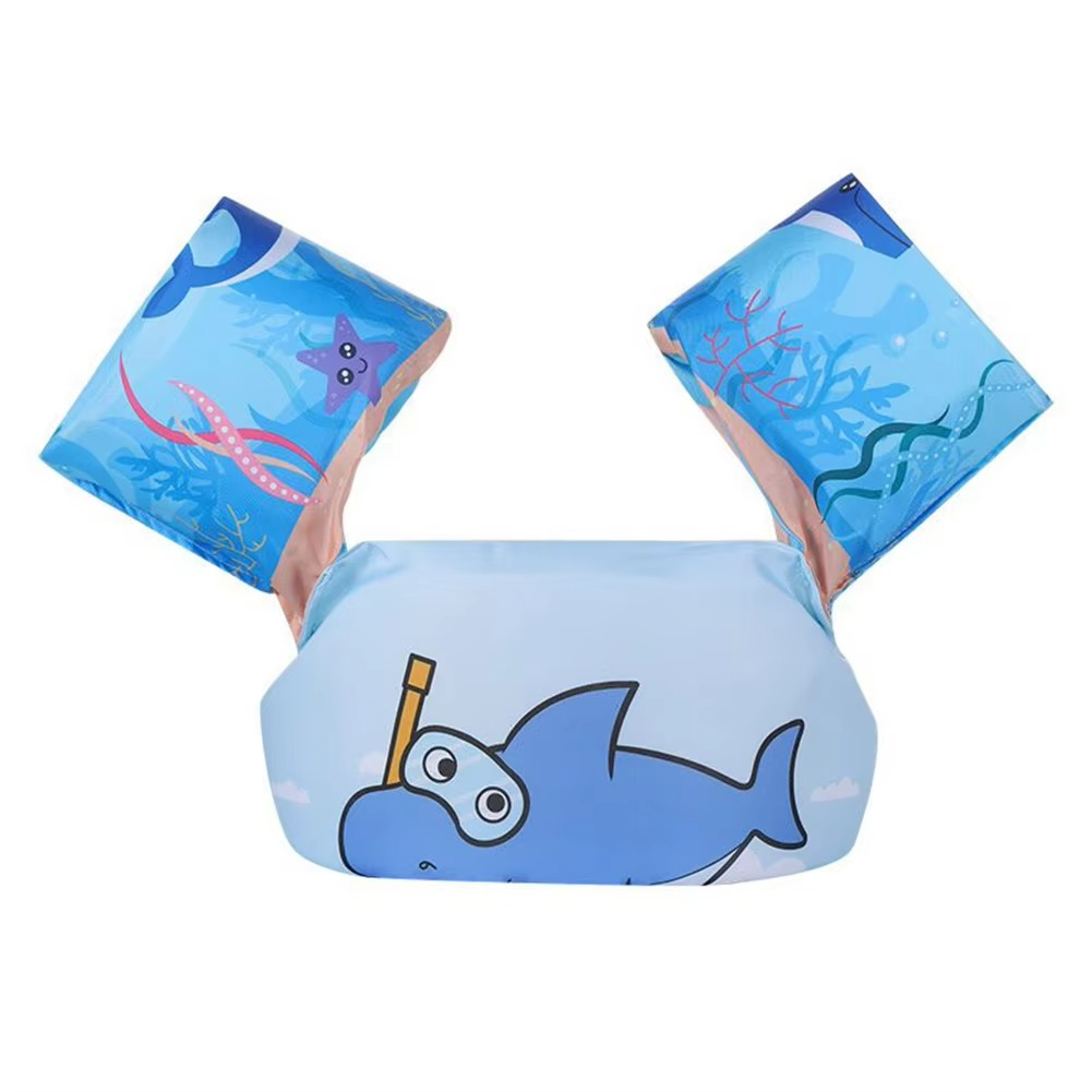 Kids' Swim Arm Float and Safety Vest for Water Confidence