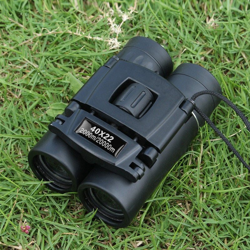 Compact 40x22 Binoculars with a 2000 m Viewing Range | Central Focus Wheel for Hunting, Hiking and Camping