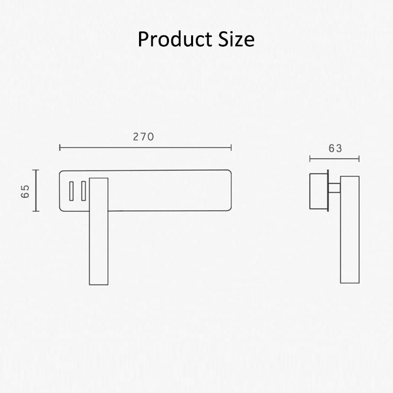 LED Wall Sconce for Reading in Bed | Swivel Arm Spot and a Separate Backlight, Each on Its Own Switch | Warm, Glare Free Light