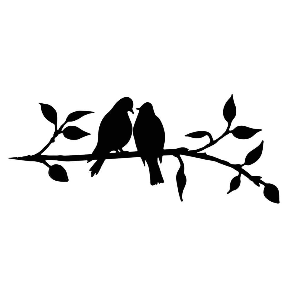 Metal Bird Garden Decor - Dancer Silhouette