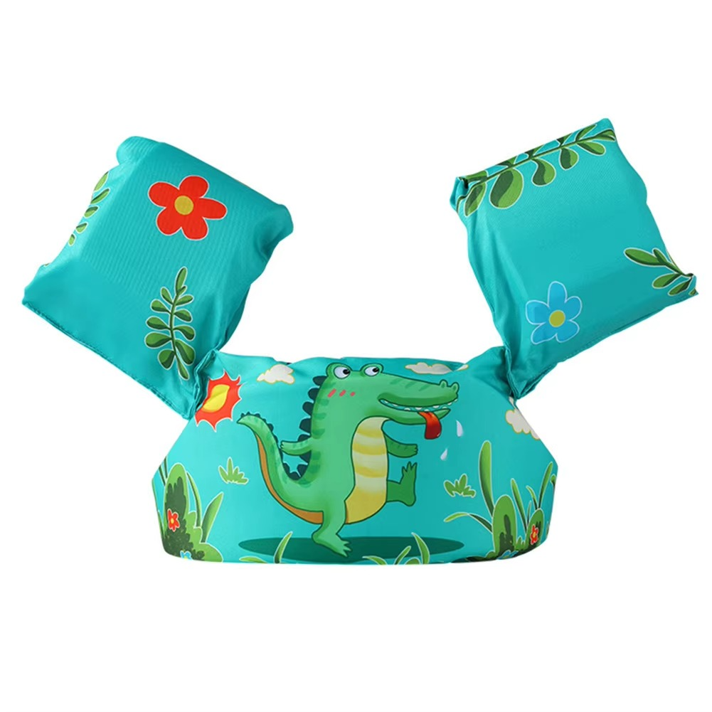 Kids' Swim Arm Float and Safety Vest for Water Confidence