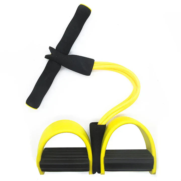 Resistance Band with Foot Pedals
