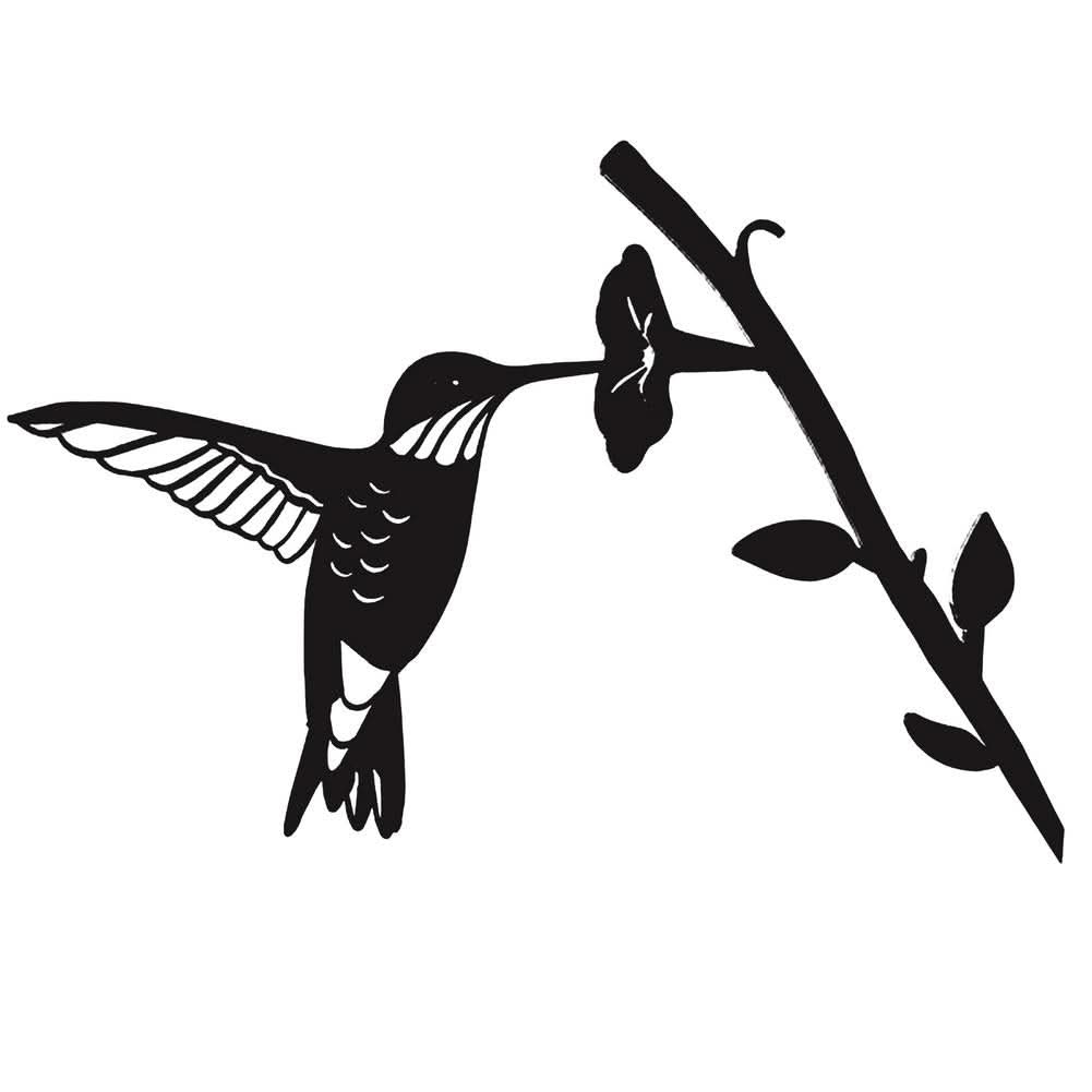 Metal Bird Garden Decor - Dancer Silhouette
