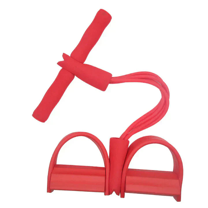 Resistance Band with Foot Pedals