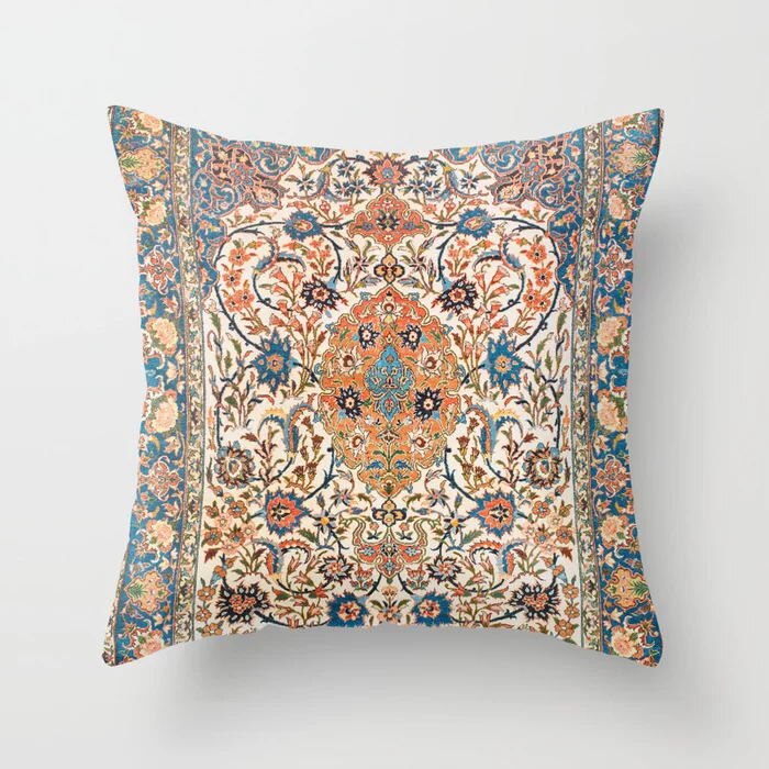 Decorative Pillow Covers in a Bohemian Moroccan Print | Hidden Zip Closure in Four Square Sizes | 22 Patterns for Sofa or Bed