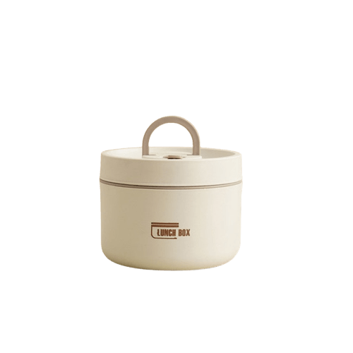 Insulated Stainless Steel Lunch Box | 420-620ml, Blue Brown or White | Double-Walled Leak-Proof Design for Warm Meals
