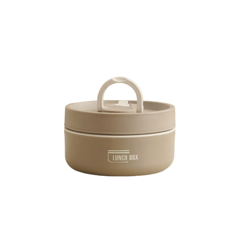 Insulated Stainless Steel Lunch Box | 420-620ml, Blue Brown or White | Double-Walled Leak-Proof Design for Warm Meals