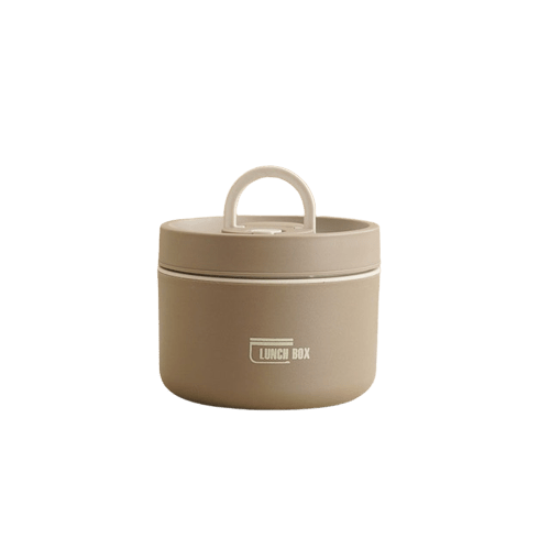Insulated Stainless Steel Lunch Box | 420-620ml, Blue Brown or White | Double-Walled Leak-Proof Design for Warm Meals