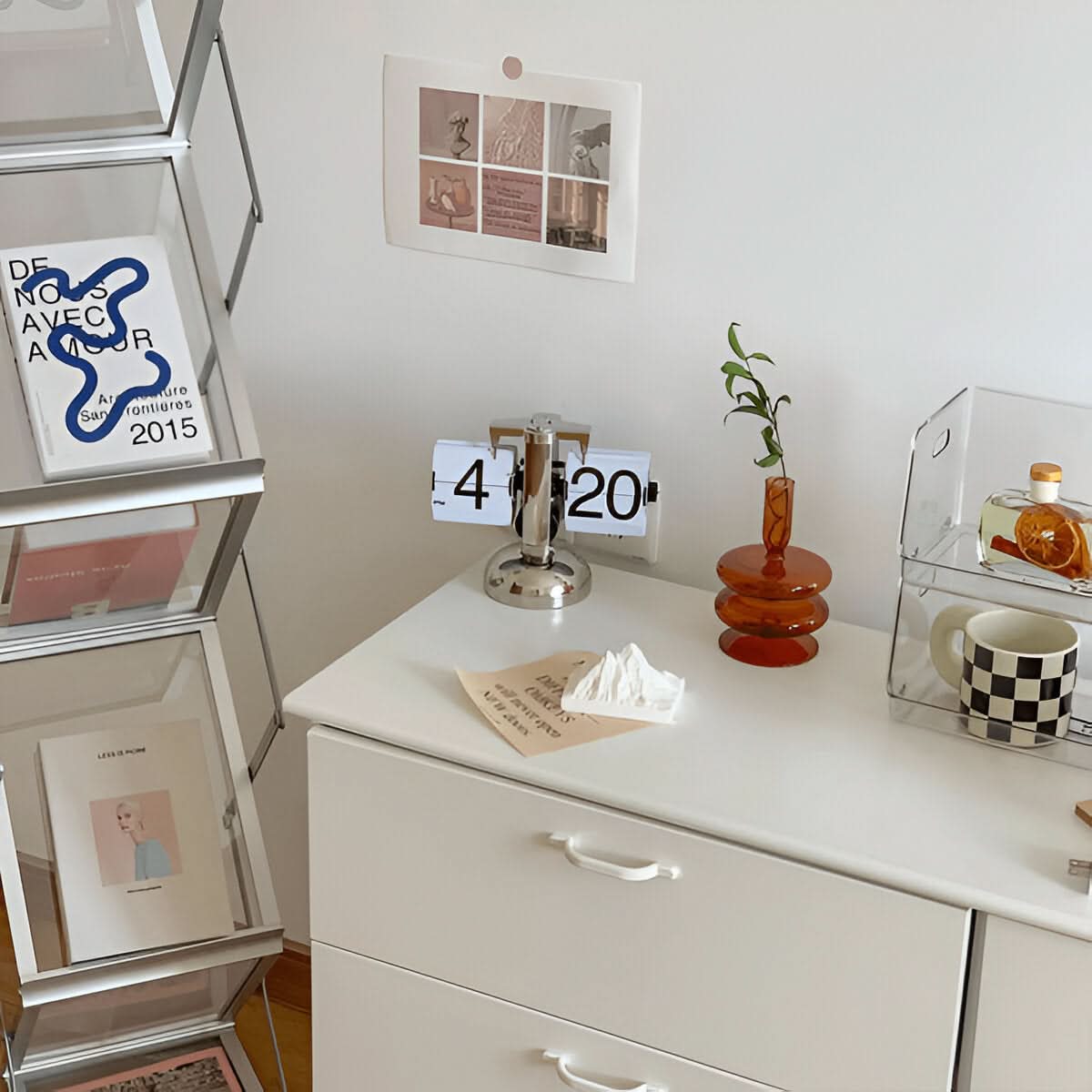 Retro Flip Desk Clock