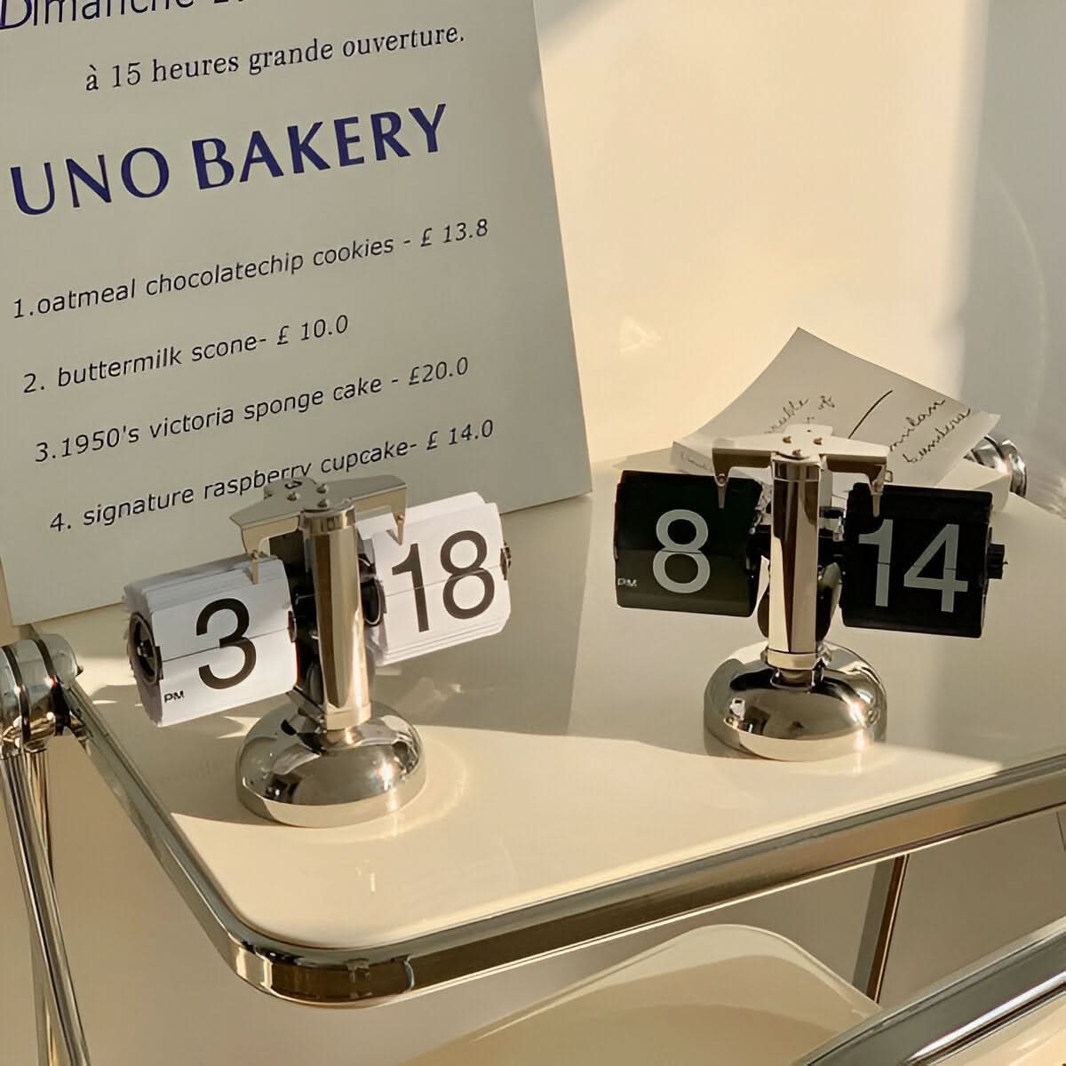 Retro Flip Desk Clock