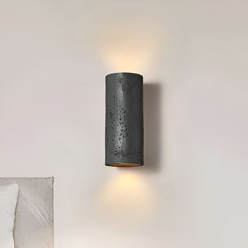 LED Cylinder Wall Light Set of 2