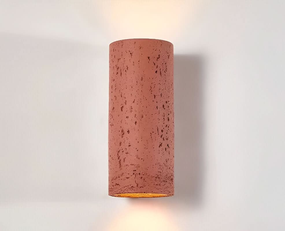 LED Cylinder Wall Light Set of 2