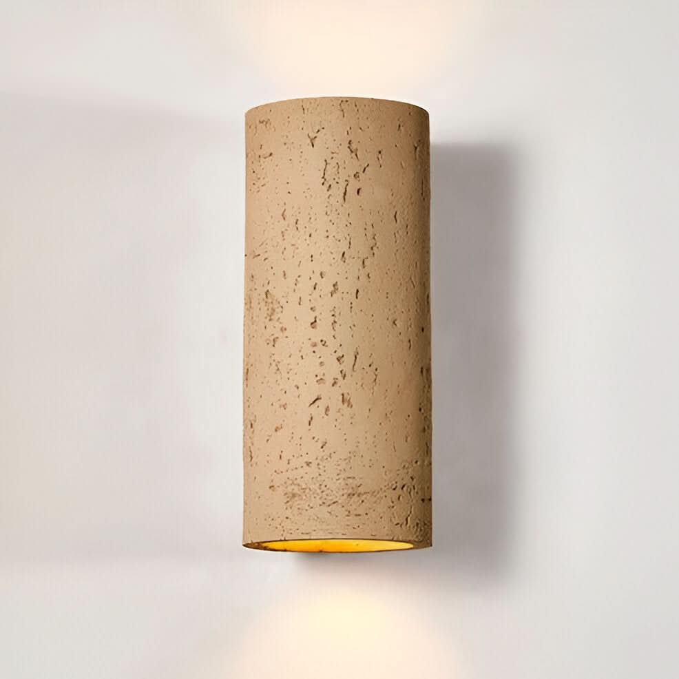 LED Cylinder Wall Light Set of 2