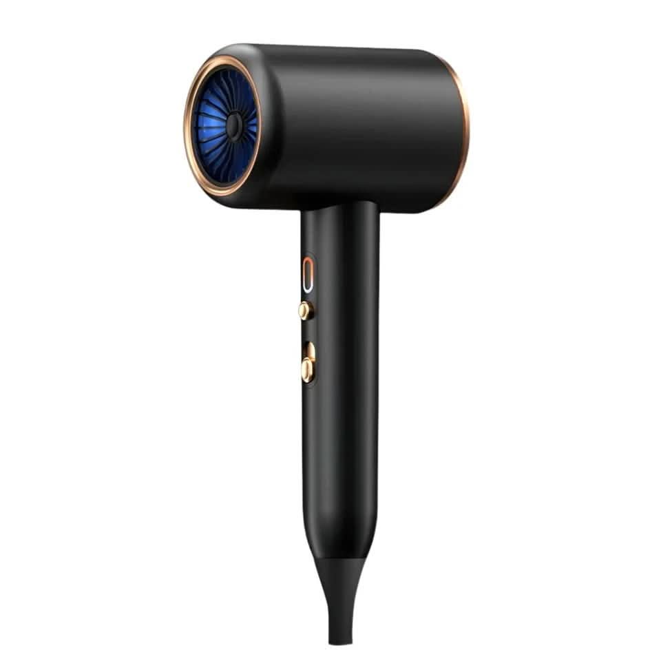 2400W Ionic Hair Dryer with Diffuser & Concentrator Attachments | Black or White | Fast Frizz-Free Salon Styling