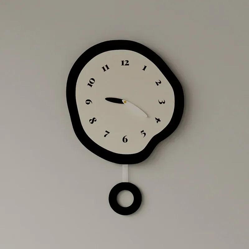 Irregular Wall Clock - Silent Modern Design