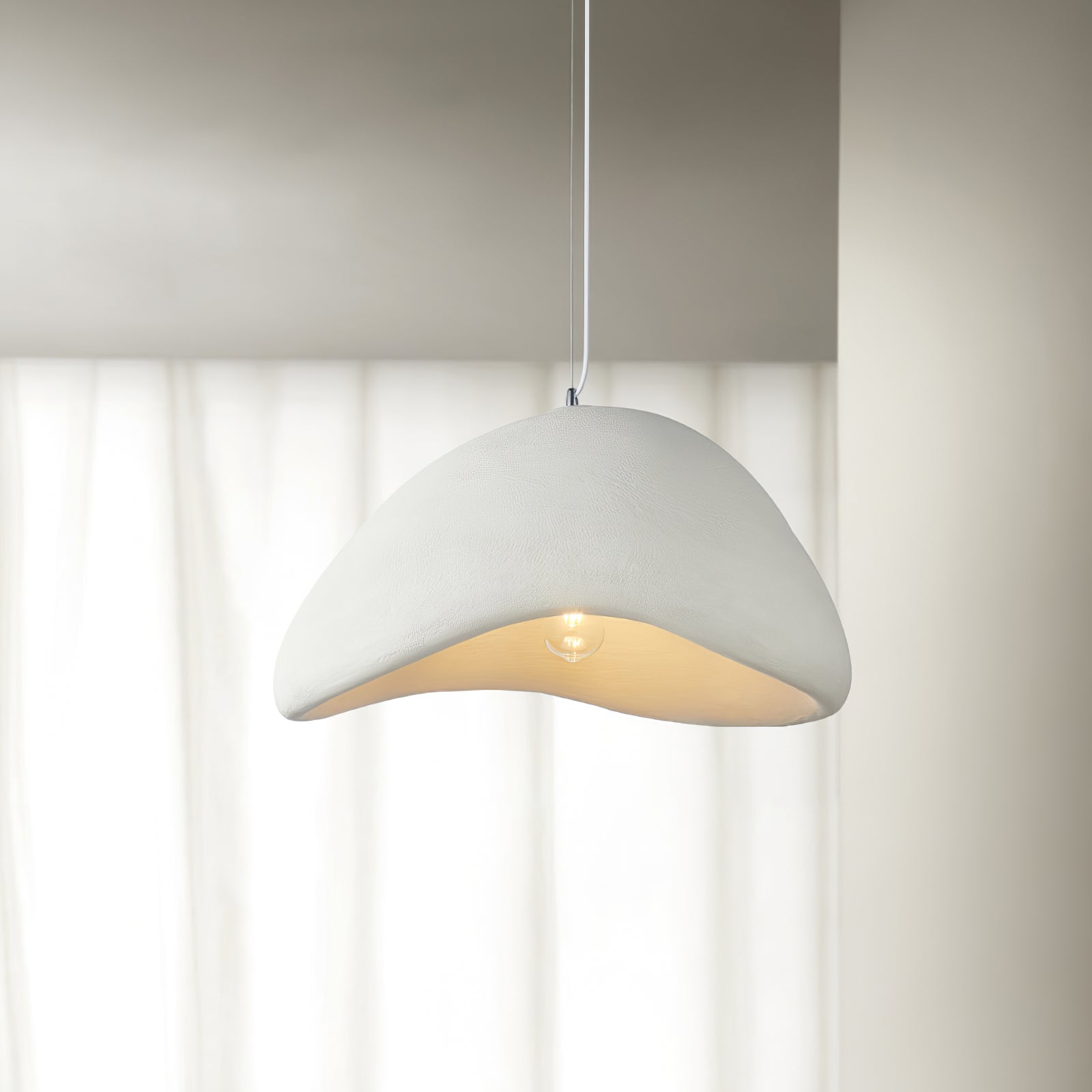 Wabi Sabi Cocoon Pendant Light Paper Ceiling Lamp