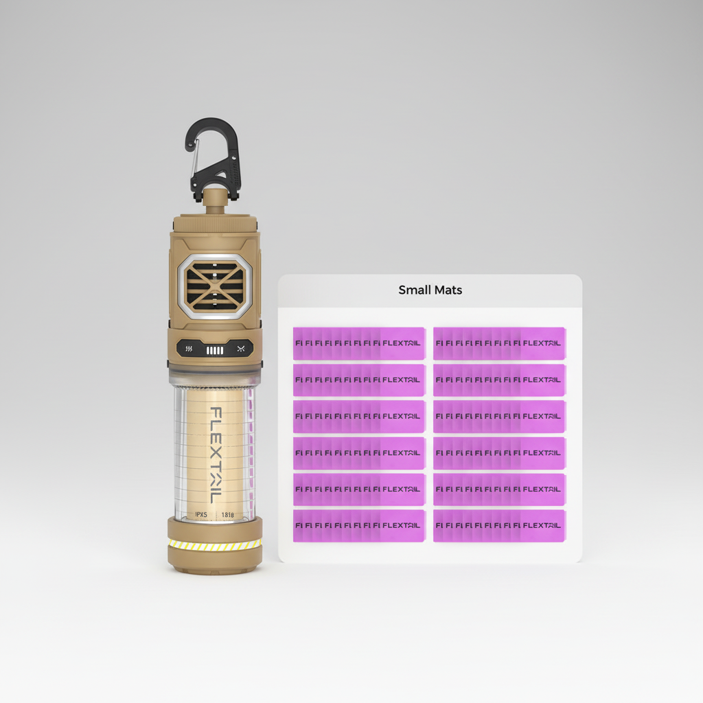 2-in-1 Camping Lamp with Mosquito Repellent Function