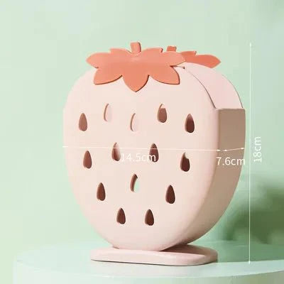 BERRYRACK – Creative Kitchen Holder in Strawberry Design for Cutlery & Chopsticks