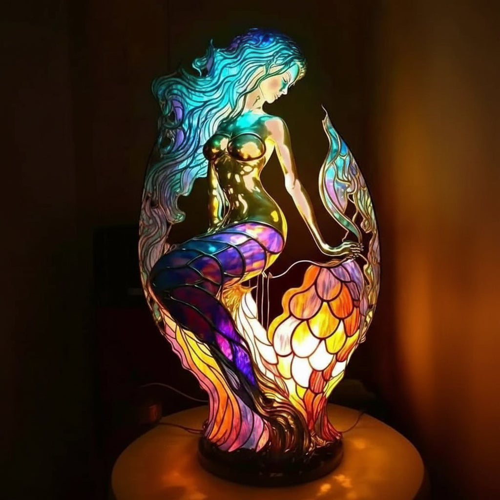 VITRAFAUNA - Artistic Animal Lamp for a Stylish Living Atmosphere - SEA VIRGIN