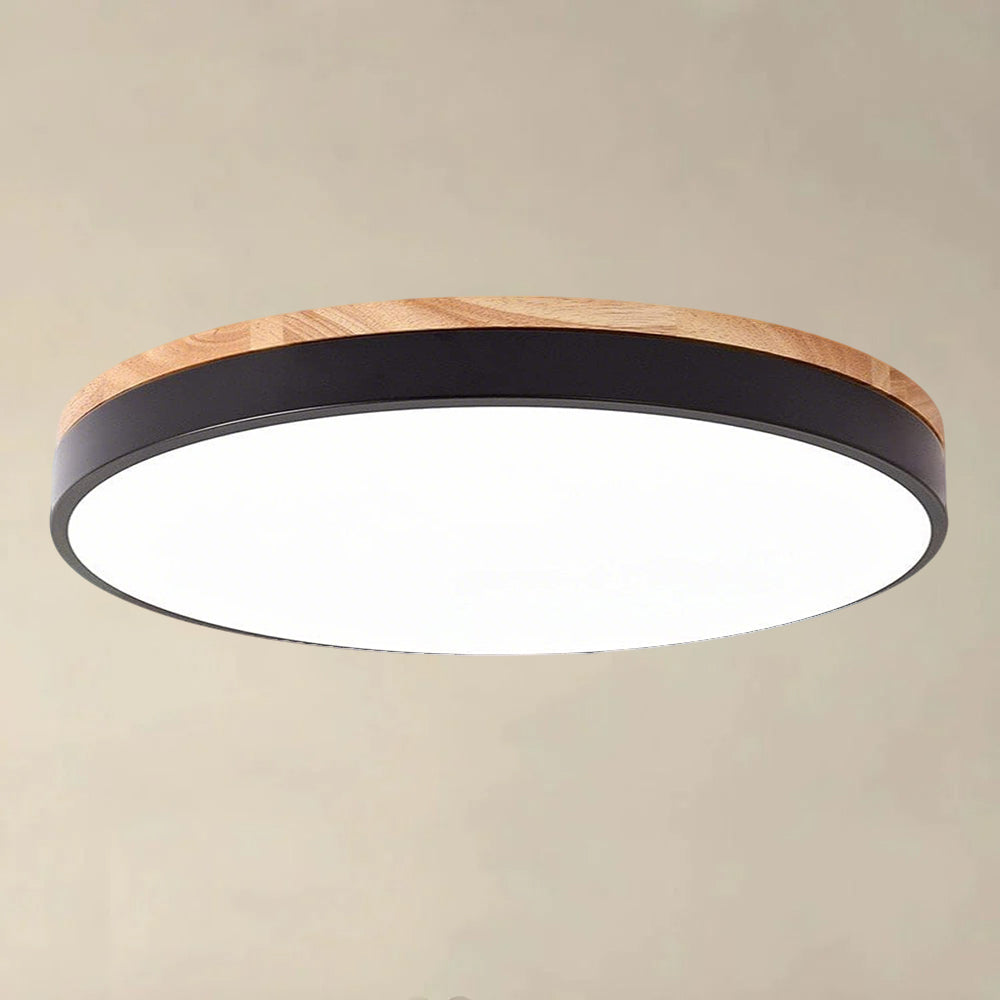 Vintage Glass Ceiling Light Brass Semi Flush