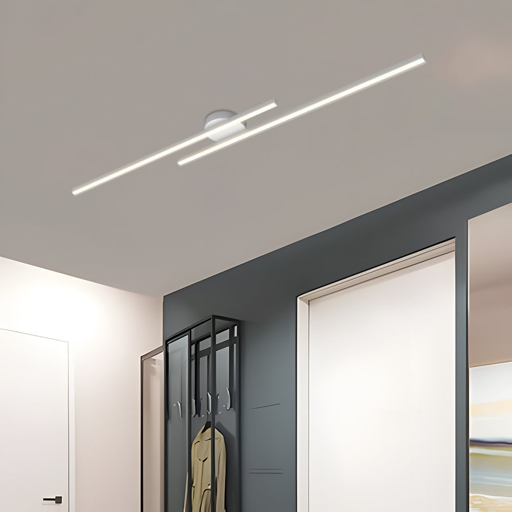 Modern LED Ceiling Light Aluminum Semi Flush