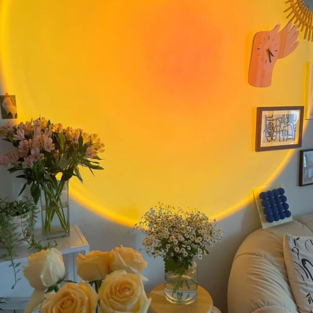 GOLDEN GLOW - Sunset lamp for atmospheric indoor lighting product image