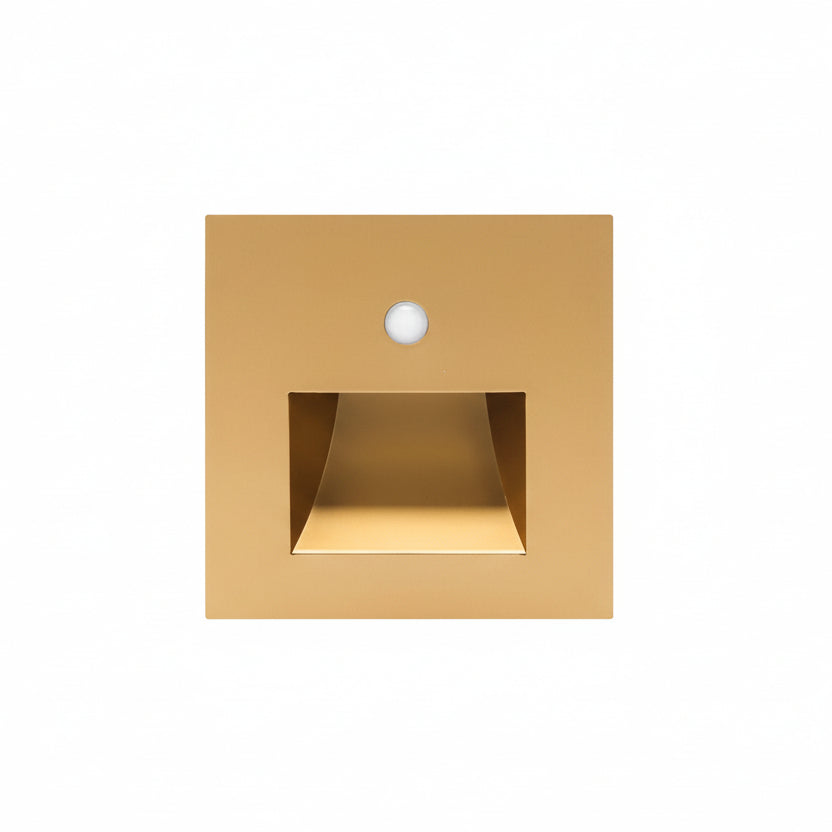 GLOWPATH - LED step light with motion detection for gentle ambient lighting - Gold with Sensor B
