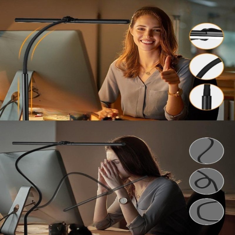 TASKBRIGHT - Flexible gooseneck LED desk lamp for office & home product image