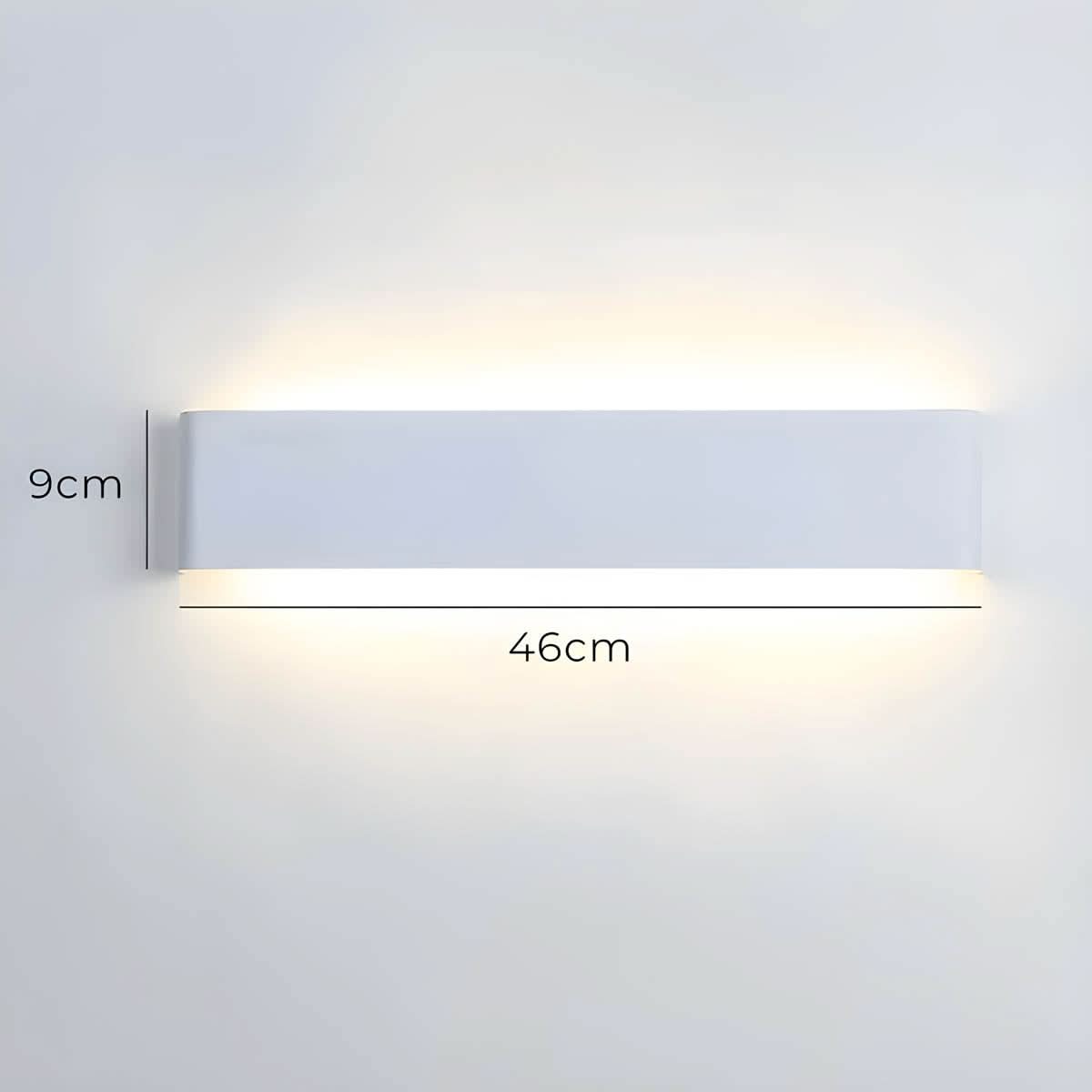 Aluminum Glass LED Wall Lamp