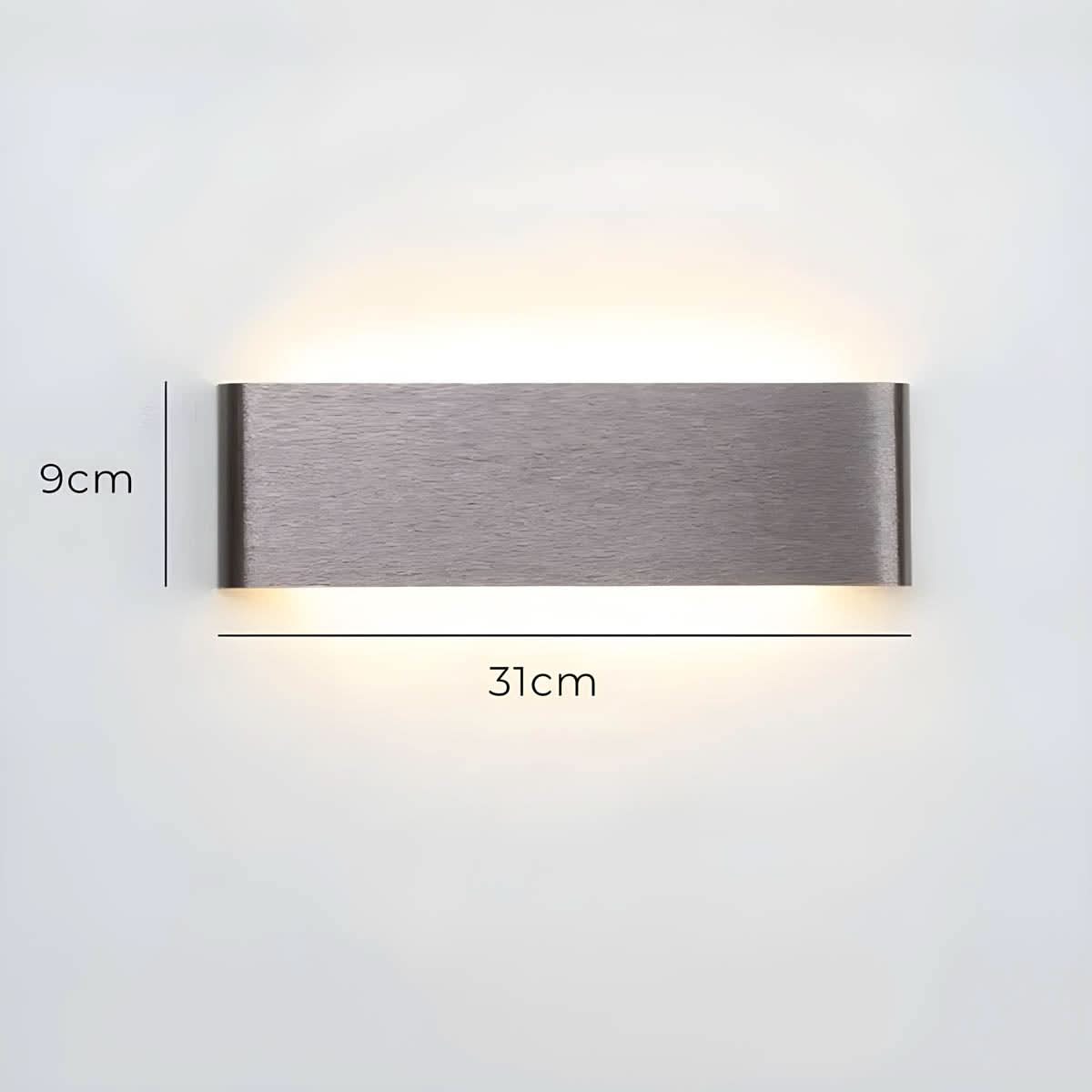 Aluminum Glass LED Wall Lamp