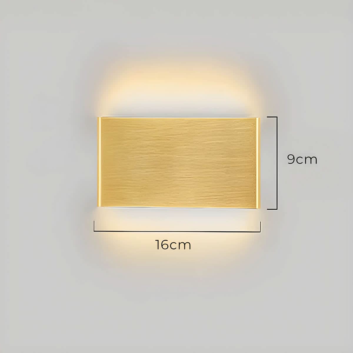 Aluminum Glass LED Wall Lamp