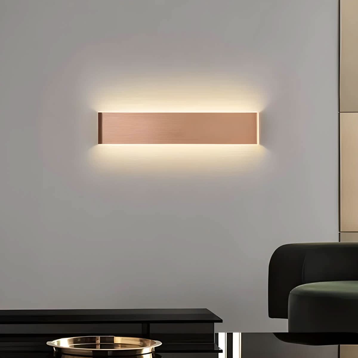 Aluminum Glass LED Wall Lamp