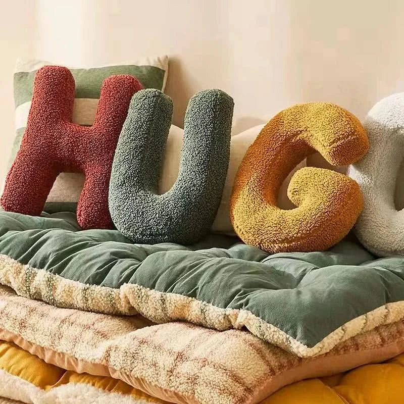 Letter Throw Pillow for Sofa