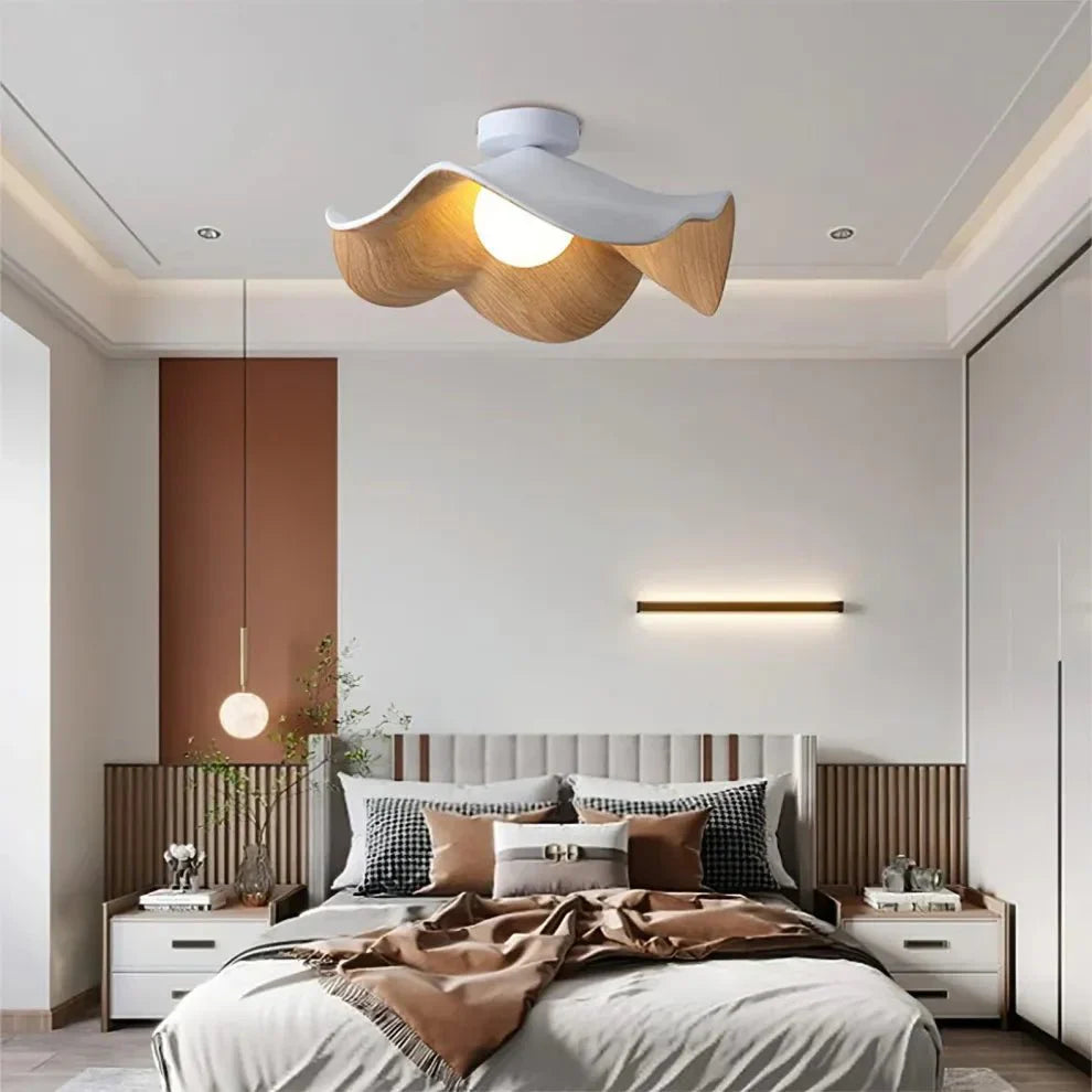Ceiling Light with Resin and Metal Construction – Pendant Lamp for Indoor Ceiling Lighting