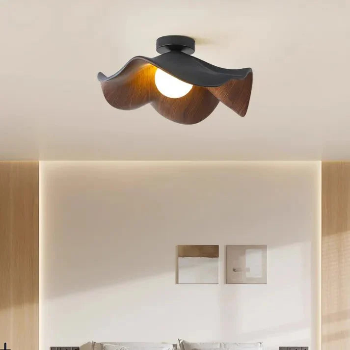 Ceiling Light with Resin and Metal Construction – Pendant Lamp for Indoor Ceiling Lighting