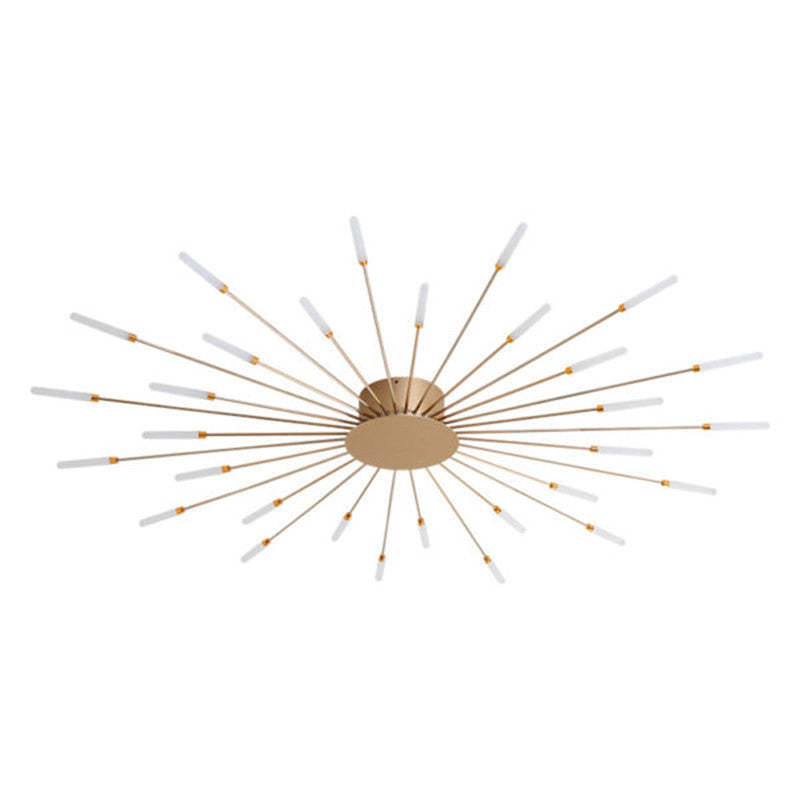 Fireworks Ceiling Light LED Black Gold