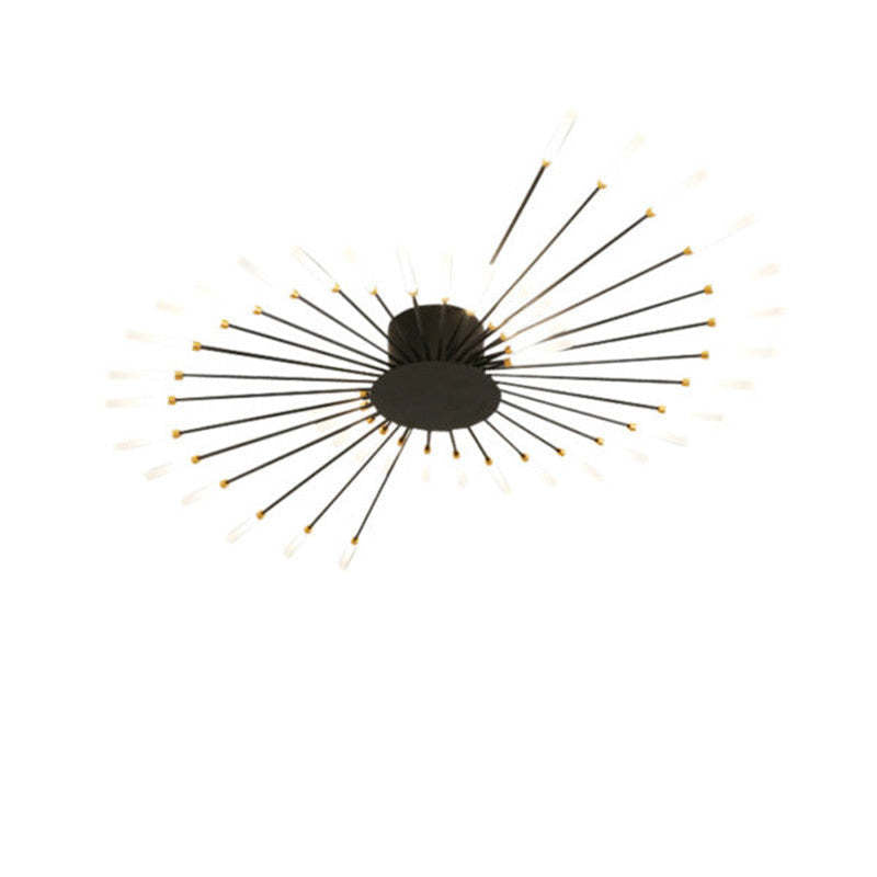 Fireworks Ceiling Light LED Black Gold