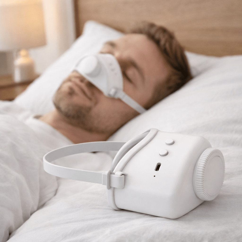 Smart Anti-Snoring Nebulizer Device | Auto Snore Detection, USB Powered, 2 Colors | Wearable Nighttime Mist Comfort
