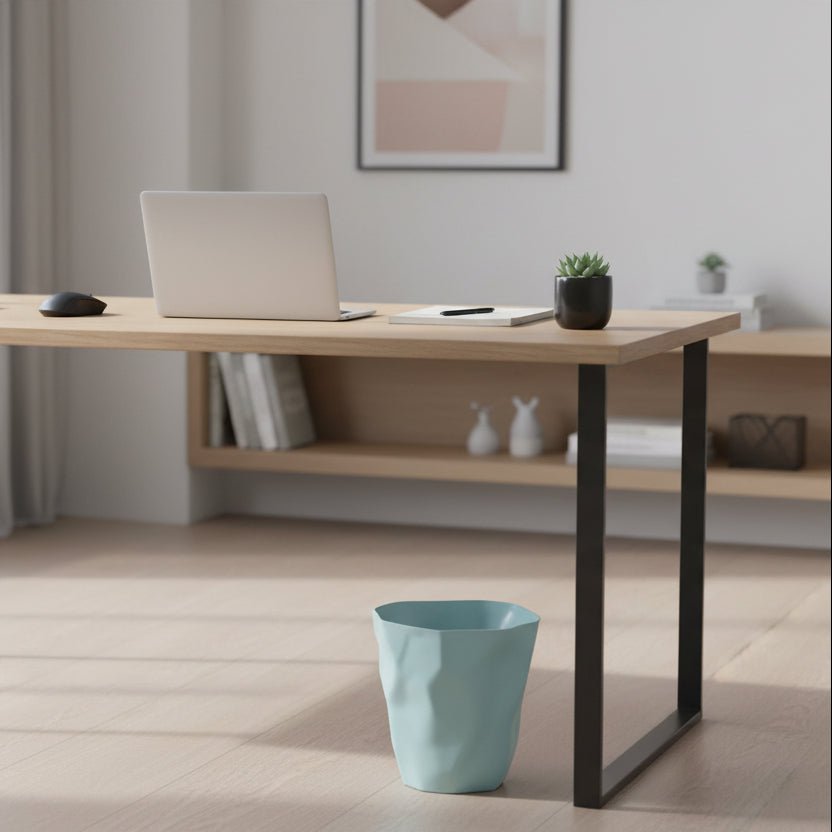 FORMHAUS – Stylish minimalist trash can with unique irregular shape