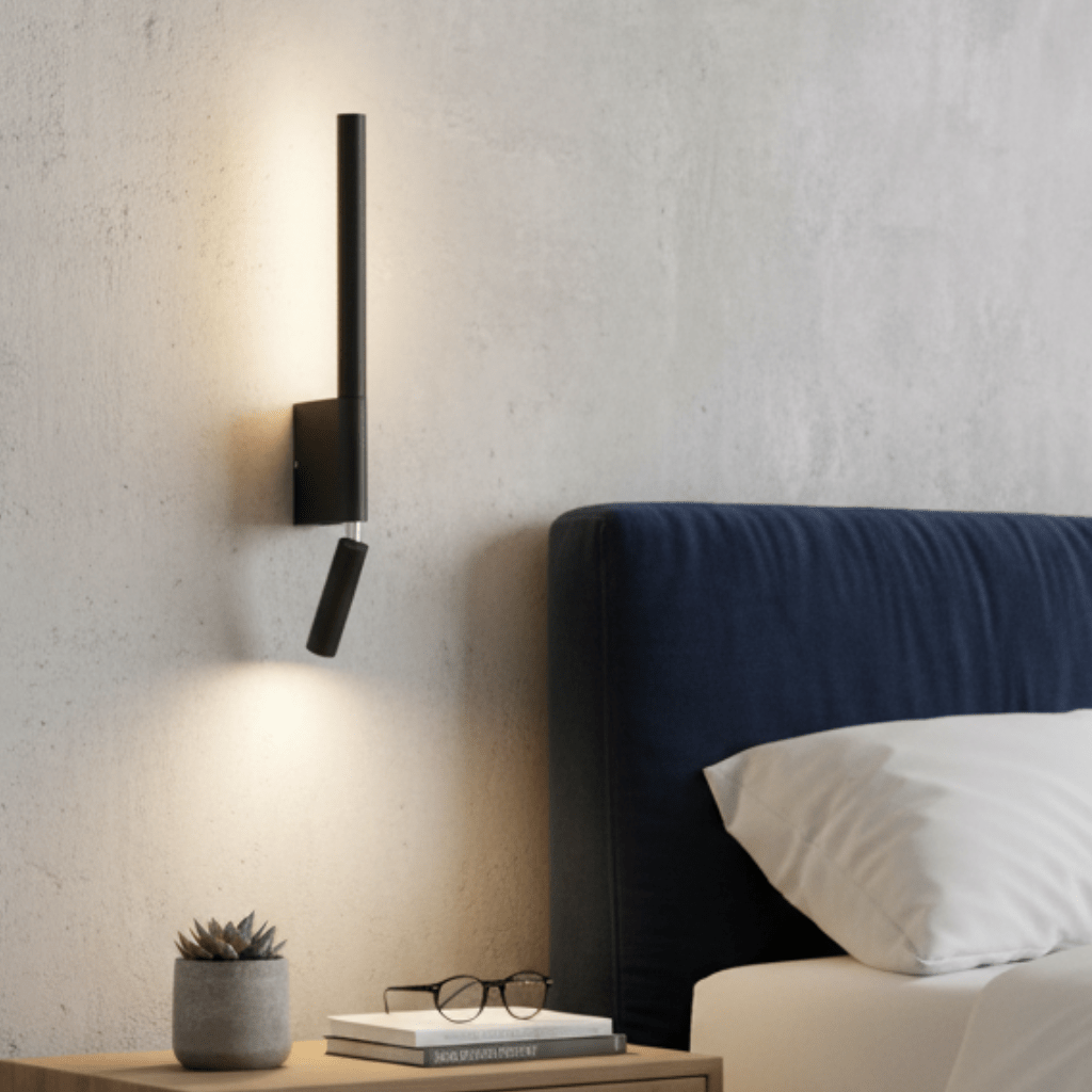 ZENLUME - Minimalist wall light with relaxing warm white LED lighting - Black